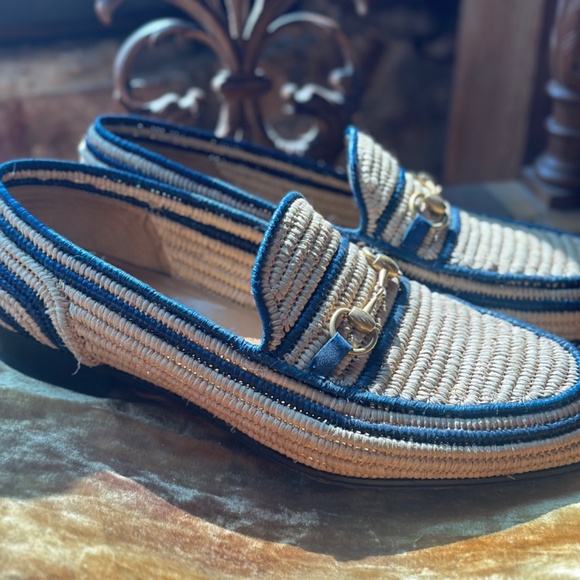 Rare Gucci Men's raffia summer loafers - Picture 5 of 6